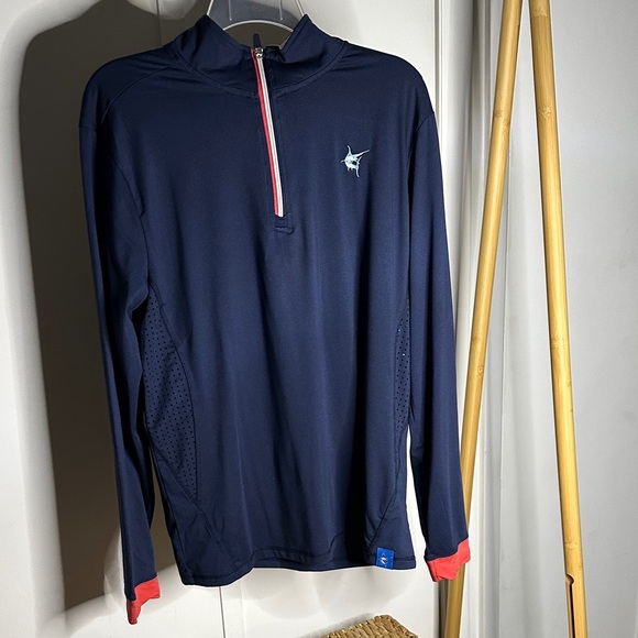 white water Other - White Water Navy Blue Quarter-Zip Pullover size large